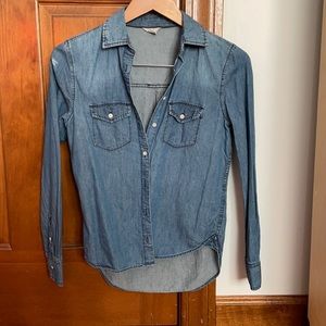 Aeropostale Denim Flannel